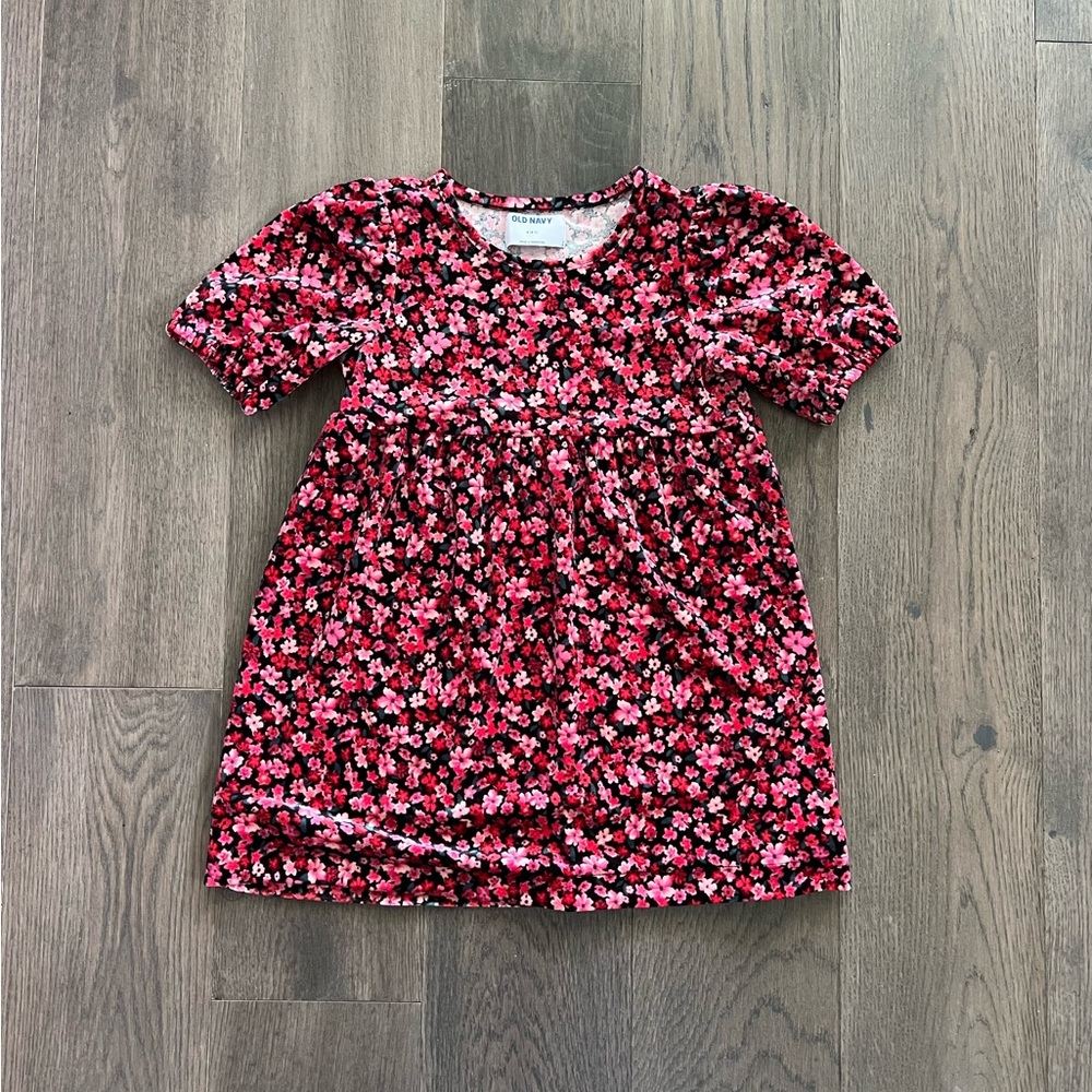 Old Navy Velour Floral Dress